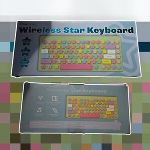 Wireless Star Keyboard - Multicolor